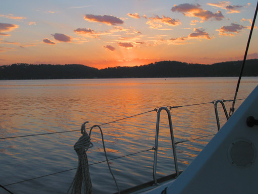 Sunrise over Pittwater