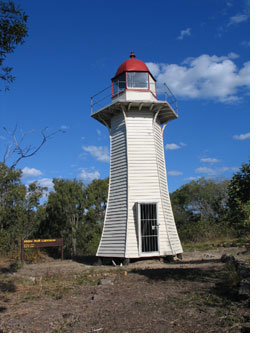 Disused lighthouse on Big Woody Island